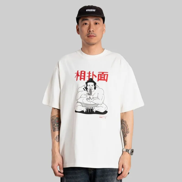 Herre Baine Sumo T-shirt Off White