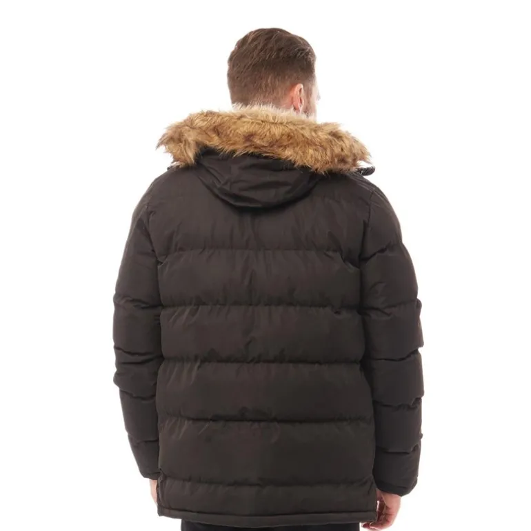 Herre Baldwin Isoleret Vandafvisende Parka Sort