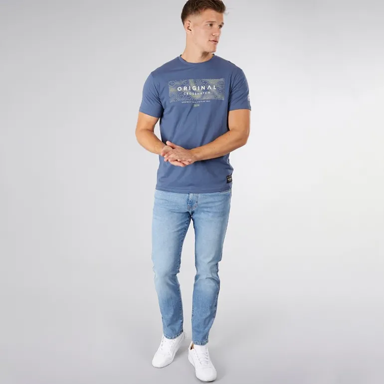 Herre Bandol Jeans med lige pasform Lys vask