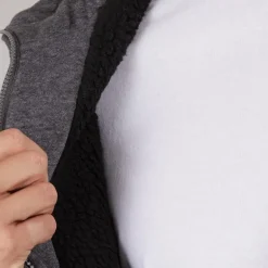 Herre Baraz Borg Foret Hættetrøje Mørkegrå Melering