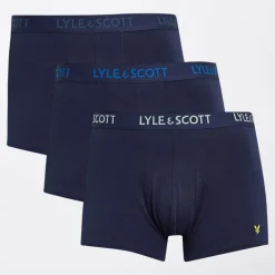 Herre Barclay Tre Pakke Boxer Trunks Peacoat