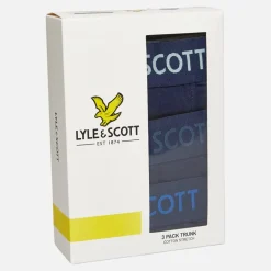 Herre Barclay Tre Pakke Boxer Trunks Peacoat