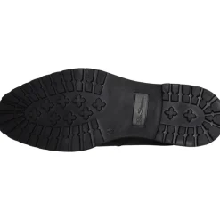 Herre Baron Læder Chelsea Støvler Sort