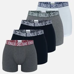 Herre Basis Fem Pak Boxer Trusser Multicolour