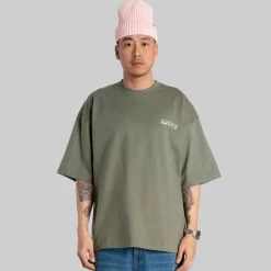 Herre Beam Wobble T-shirt Grå Grøn Grey-Green