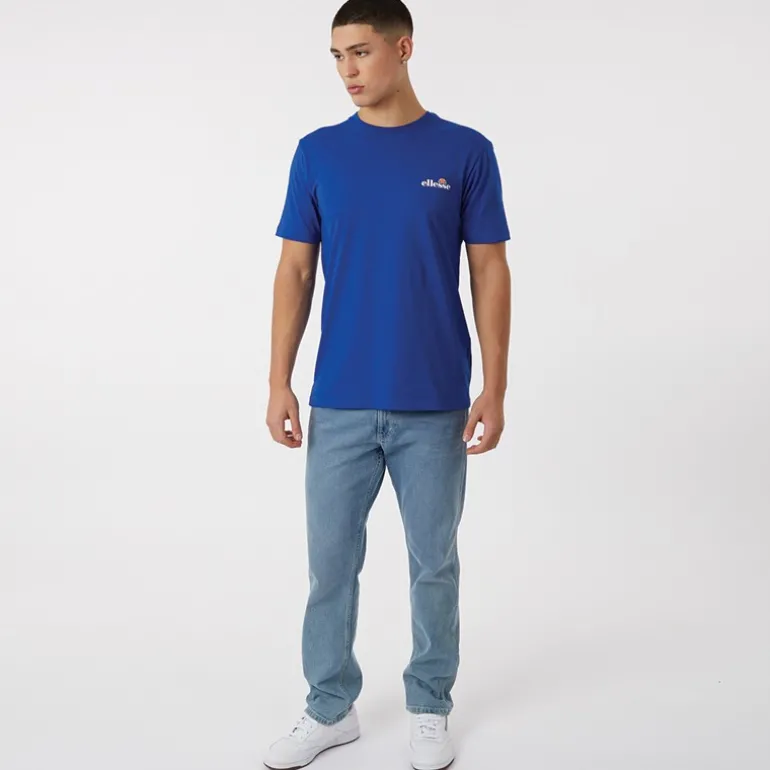 Herre Benzina Heritage Baglogo T-shirt Kongeblå