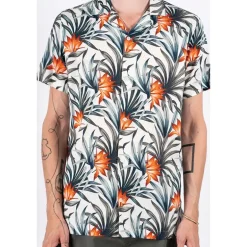 Herre Boz Skjorter med korte ærmer Hvid