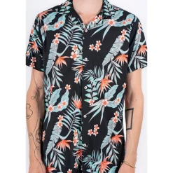 Herre Boz Skjorter med korte ærmer Sort