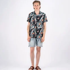 Herre Boz Skjorter med korte ærmer Sort