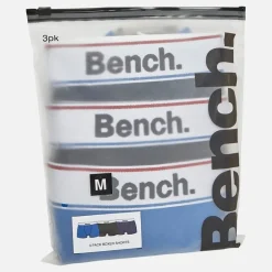 Herre Brayan Tre Pak Boxer Shorts Royal /​ Sort /​ Navy