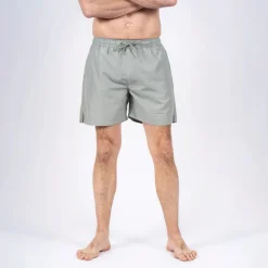 Herre Cancun Ensfarvede Badeshorts Lys Army