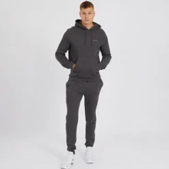 Herre Chelmere Hoodie og Joggers Sæt Antracit Melange