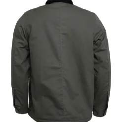 Herre Clemens Sherpaforet Twill Arbejdsjakke Khaki