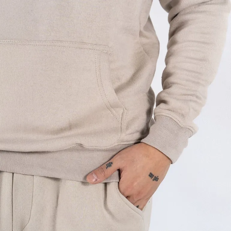 Herre Colin Hættetrøje Lys Sand