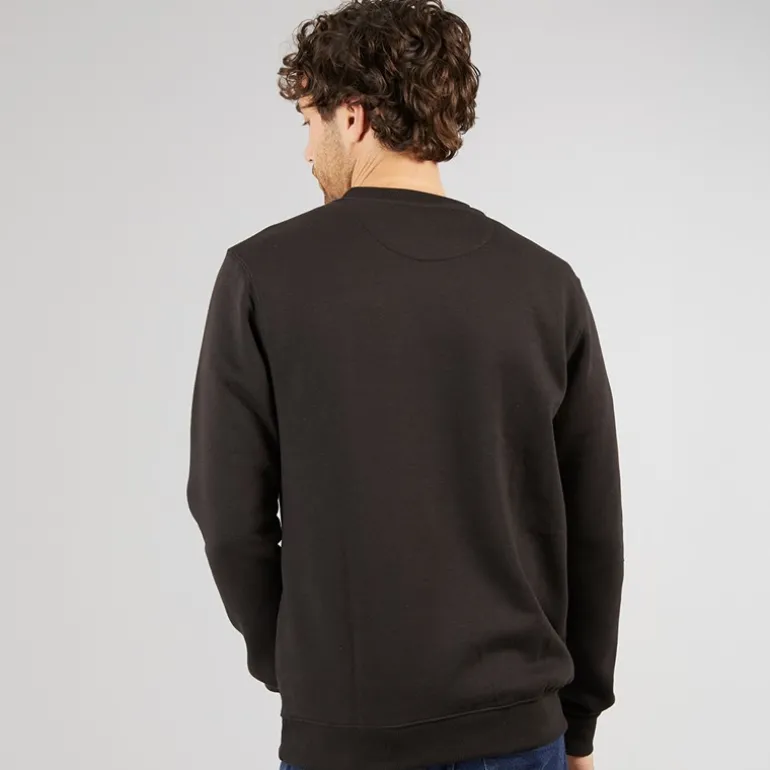 Herre Colin Print Sweatshirt Sort