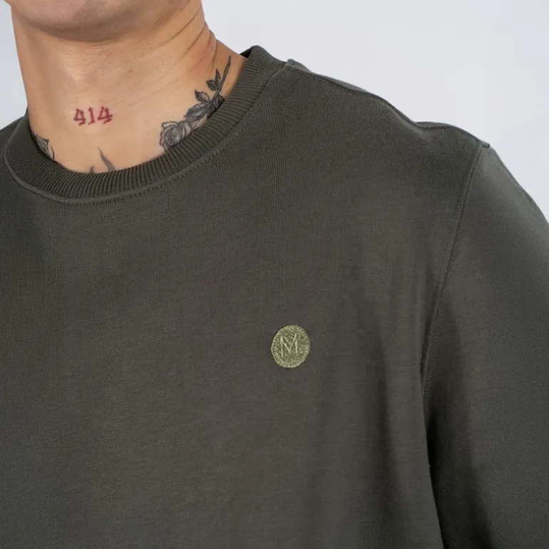 Herre Colin Sweatshirt Dyb Grøn