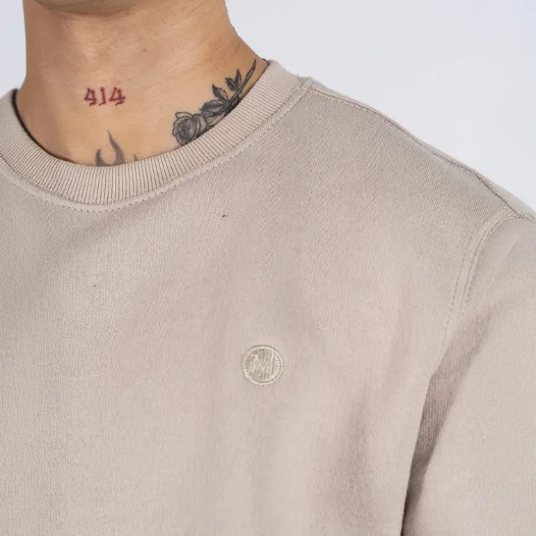 Herre Colin Sweatshirt Lys Sand