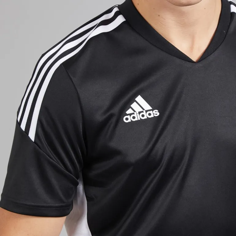 Herre Condivo 22 T-shirt Sort/Hvid