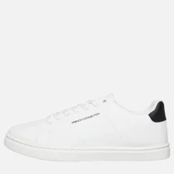 Herre Contrast Heel Tennis Sneakers Hvid