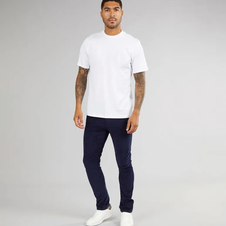 Herre Cordsome Bukser Marineblå