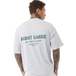 Herre Creative T-shirt Lys Grå Melange