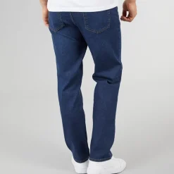 Herre Dalesman Afslappet Pasform Jeans Mørk Vask