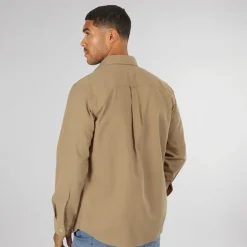 Herre Dean Ensfarvet Overshirt Stentøj