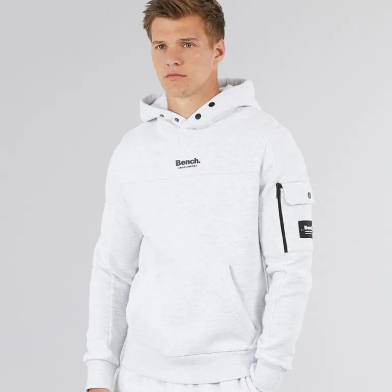 Herre Dimora Utility Hættetrøje Lysegrå Melering