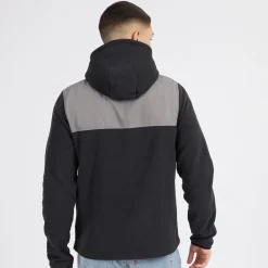 Herre Drago Fleecejakke med hætte Sort