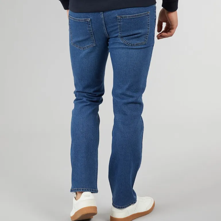 Herre Draker Straight Jeans Mellem Vask