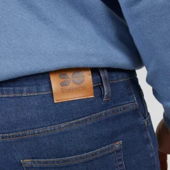 Herre Draker Straight Jeans Mørk Vask