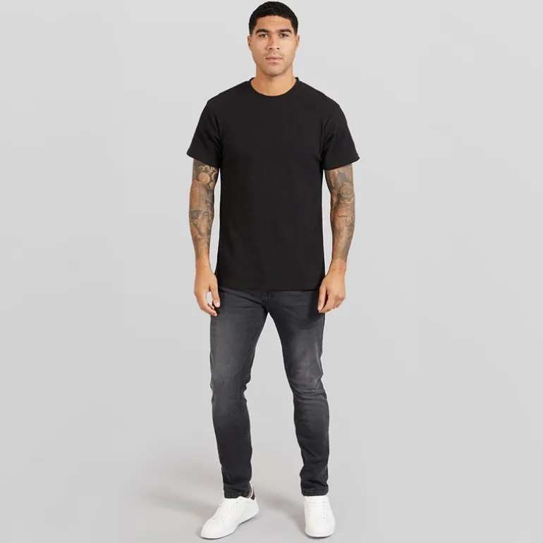 Herre Duck And Cover Maylead Slim Jeans Sort