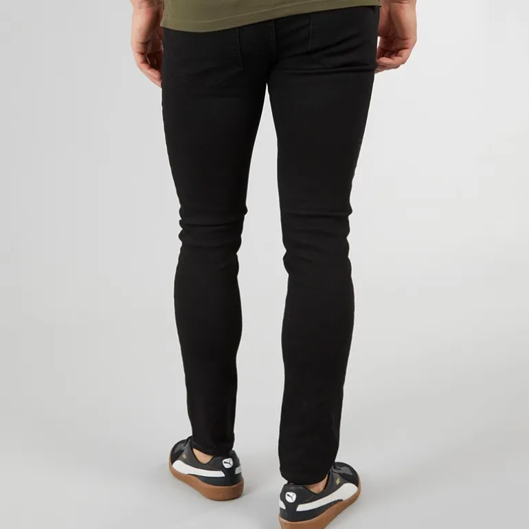 Herre Durtan Slim Fit Jeans Sort Vask