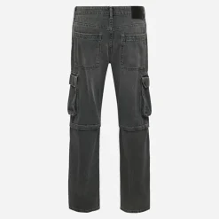 Herre Edge Lige Jeans Dark Grey Denim