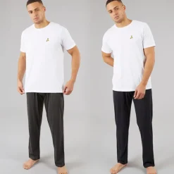 Herre EMB To Pak Lounge Bukser Marineblå/​Koksgrå Meleret