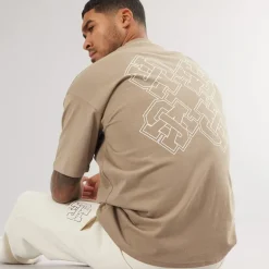 Herre Emblem T-shirt Mink