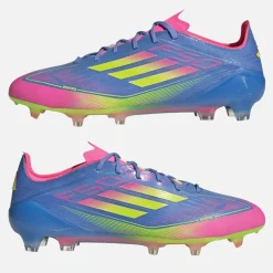 Herre F50 Elite Celestial Victory Pack FG Fast Underlag Fodboldstøvler Blue Fusion/Lucid Lemon/Lucid Pink