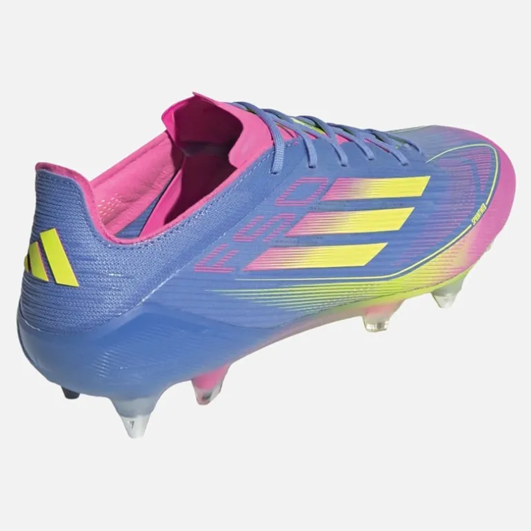 Herre F50 Elite Celestial Victory Pack SG Blød Jord Fodboldstøvler Blue Fusion/Lucid Lemon/Lucid Pink
