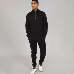 Herre FC 1 / 2 Zip Træningsdragt Sort