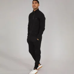 Herre FC 1 / 2 Zip Træningsdragt Sort