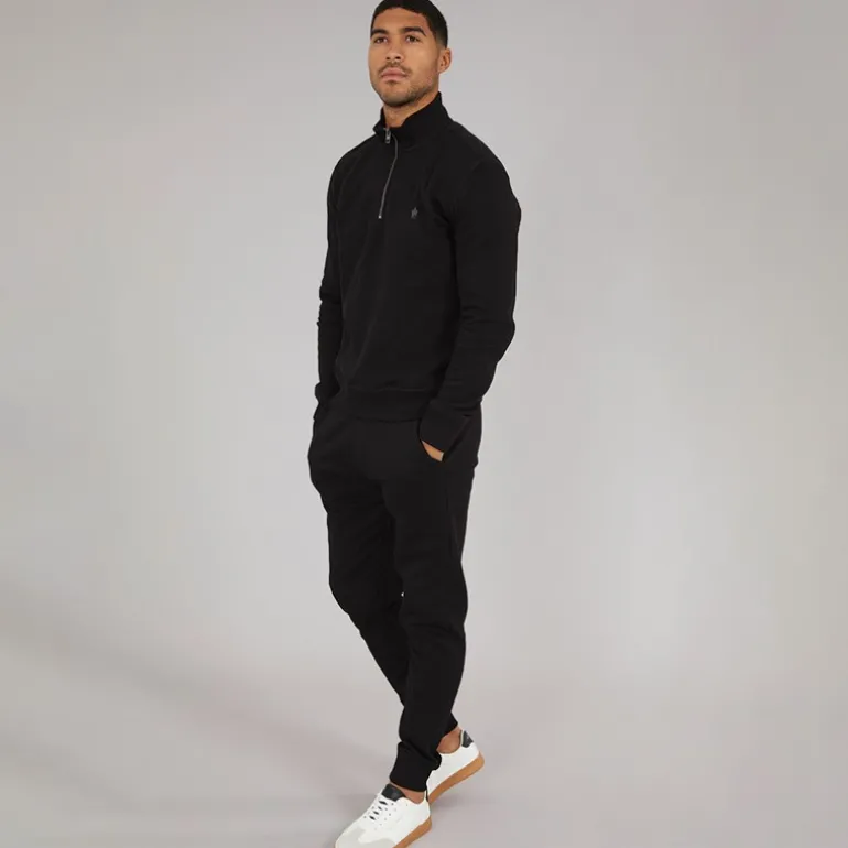 Herre FC 1 / 2 Zip Træningsdragt Sort