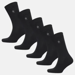 Herre FC Fem Pak Sokker FC1 Sort