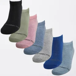 Herre FC Seven Pack Træningssokker Multi 52 Sort/​Lyseblå Melange/​Salvie/​Pink Melange/​Lysegrå Melange/​Lyseblå Melange/​Lys Blå