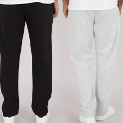 Herre FC To Pak Åben Joggingbukser Sort /​ Lysegrå Melering