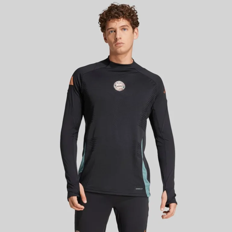 Herre FCB FC Bayern München Pro Træningstop Sort