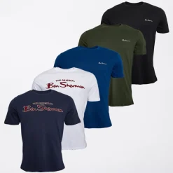 Herre fem pak t shirts Multi