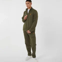 Herre Ferrari Poly Tracksuit Khaki