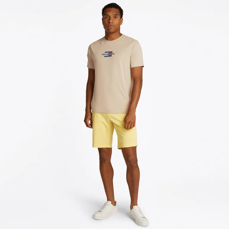 Herre Flag Box T-Shirt Sandalwood