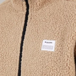 Herre Fleece Jakke Sand