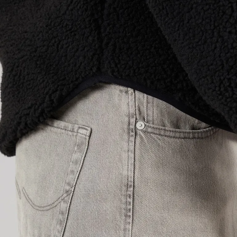 Herre Fleece Jakke Sort